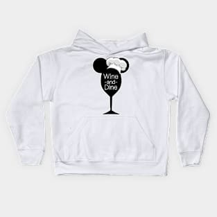 Wine and Dine Kids Hoodie